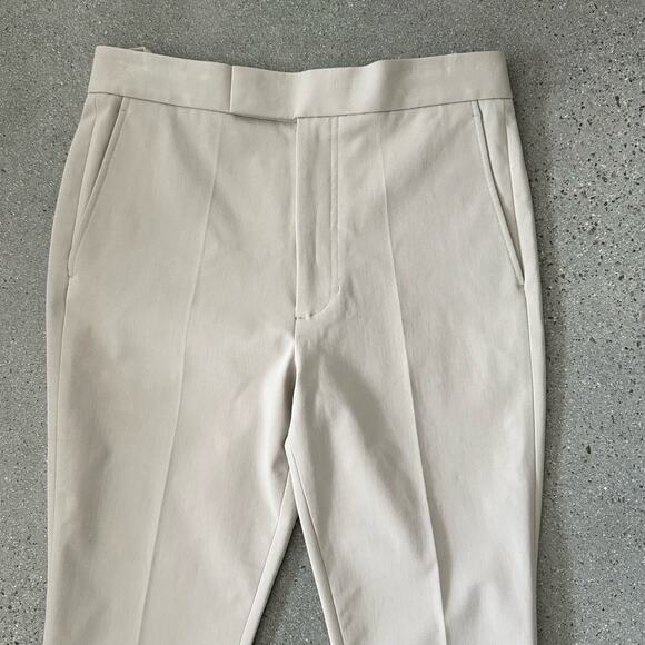 Helmut Lang Rider Legging Pant w/ Slit in Oatmeal - Picture 2 of 11